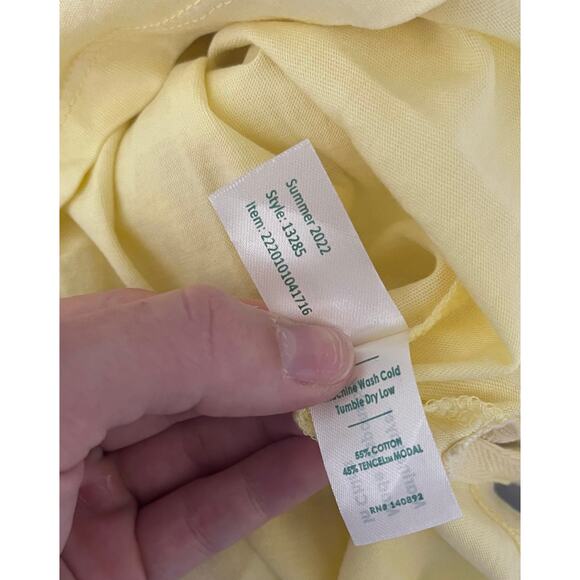 Marine Layer Men's Garment Dye Resort Polo Paler Banana Size medium - Picture 8 of 8